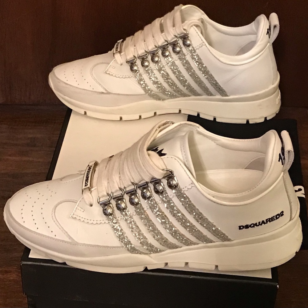 Dsquared2 sneakers white EU39 UK6 US9